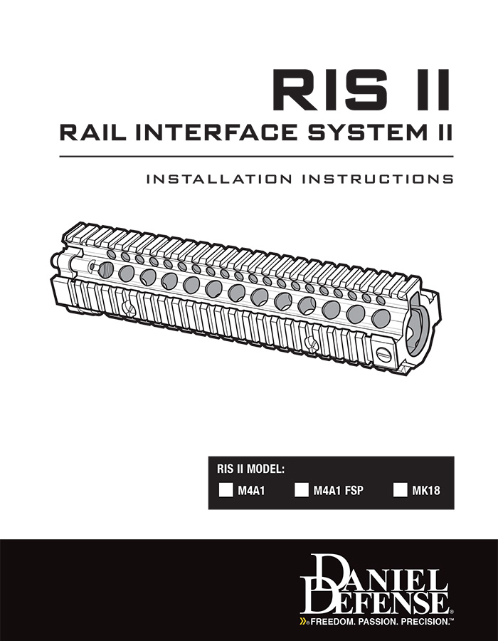 RIS II Rail Installation Instructions